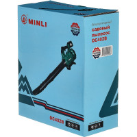 Аккумуляторный садовый воздуходув MINLI Li-ion 18Vx2 DC402B-4.0A