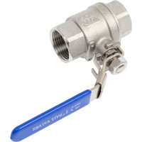 Шаровой кран Benarmo нержавеющая сталь, Ду25 Ру63 м/м полнопроходной 107-8318