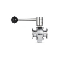 Затвор дисковый нержавеющий TITAN LOCK (AISI304) DN150, типа clamp-clamp TLSD150CLS
