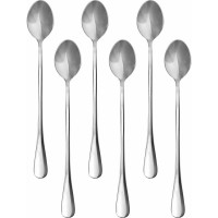 Ложки чайные DASWERK 19.5 см, длинные, STANDARD, 6 шт., полированная нержавеющая сталь, серебристые 609076