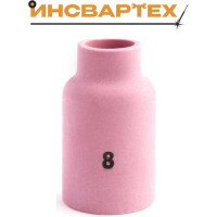 Сопло керамическое TIG Инсвартех 17-18-26 54N для газовой линзы №8, 10 шт IST0185