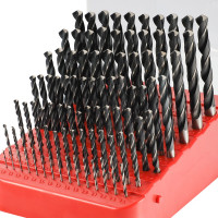 Набор сверл по металлу H-Tools 1-10мм, 91шт, DIN338, HSS, 118град. 205223TXHT