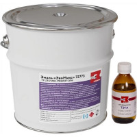 Эмаль эпоксидная ЭвоМикс двухкомпонентная матовая 10 кг 72773 RAL 4008 Сигнальный фиолетовый 10КЭR4008