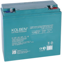 Аккумулятор тяговый KOLBEN 6-DZF-20 12В 23Ач C5 181x76x167 мм 6-DZF-20_HRL-12-18