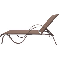 Шезлонг ООО "Фотон" САЛЕРНО алюминиевый с текстиленом AB1008