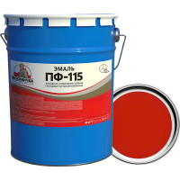 Эмаль Москвичка ПФ-115 красная, 5 кг 4620105774031