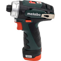 Аккумуляторная дрель-шуруповерт Metabo PowerMaxx BS Basic комплектация "Plus" 618140310