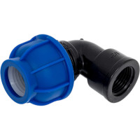 Компрессионный переходной отвод Millennium ПНД 20- 1/2" с внутренней резьбой PFUF2012