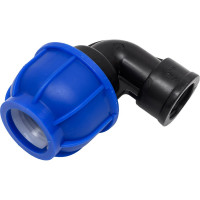 Компрессионный переходной отвод Millennium ПНД 25- 1/2" с внутренней резьбой PFUF2512