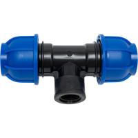 Компрессионный тройник переходной Millennium ПНД 25-1/2" с внутренней резьбой PFTF2512