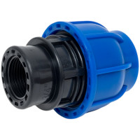 Муфта компрессионная для ПНД труб Millennium 32- 3/4 с внутренней резьбой PFMF3234