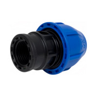 Муфта компрессионная для ПНД труб Millennium 20- 1/2 с внутренней резьбой PFMF2012