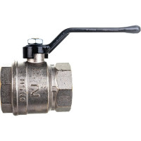 Шаровой кран 2" внутренняя/внутренняя резьба латунный никелированный для воды ручка-рычаг Millennium KVRFF5050