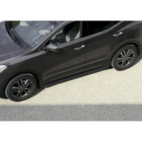 Пороги Rival Premium-Black Hyundai Santa Fe II 2006-2012, 2 шт., A173ALB.2302.1