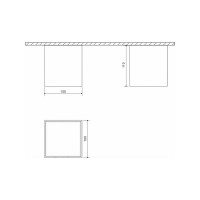 Накладной потолочный светильник DesignLed, 4000К, черный GW-8601-10-BL-NW 00-00004901
