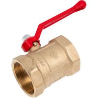 Кран шаровый латунный ГАЛЛОП ПРАКТИК 120 Ду50, Ру16 м/м, рычаг 103286 107-6394