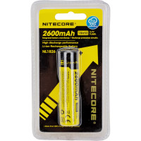 Аккумулятор Nitecore NL1826 18650 3.7v 2600mA 9324