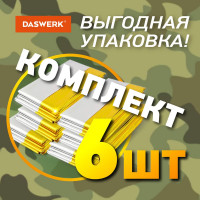Изотермическое термоодеяло/покрывало DASWERK 6 шт, серебро/золото, 160x210 см, 631158