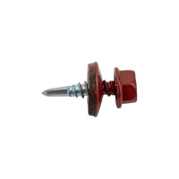 Кровельный саморез КРЕП-КОМП 4,8x19, RAL3009, оксидно-красный, 250 шт. ск48193009кф