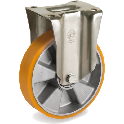 Tellure Rota Колесо большегрузное неповоротное, d- 200мм, полиуретан TR, алюминий, 658606