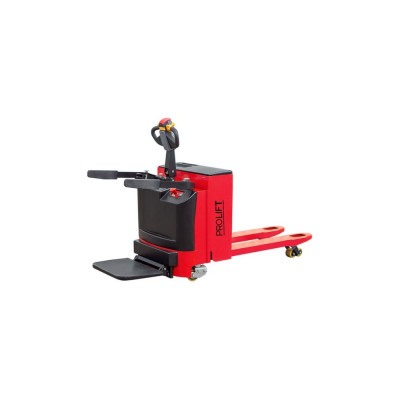 Самоходная электрическая тележка PROLIFT SK 20, грузоподъемность 2000 кг, АКБ 210 Ah, с поручнями и платформой для оператора