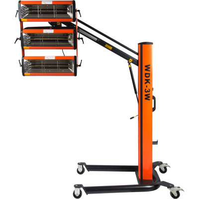Мобильная трехкассетная инфракрасная сушка WIEDERKRAFT WDK-3W
