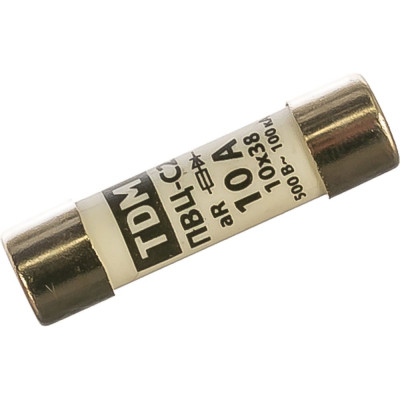 Быстродействующая плавкая вставка TDM ELECTRIC ПВЦ-С2 10х38 aR 10А SQ0729-0042