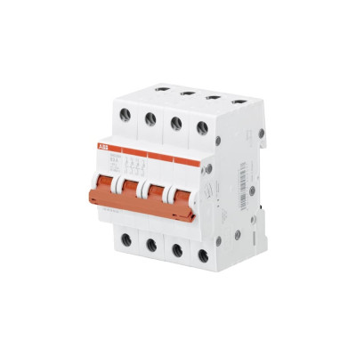 Рубильник ABB 4 полюса SHD204/25 рычаг красный 2CDD274111R0025