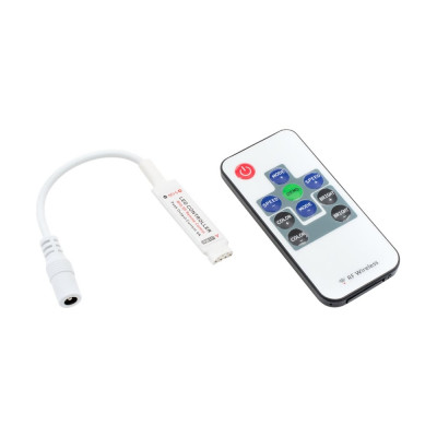 Контроллер SWG Mini RGB радио с пультом, 5-24 вольта, 6А, RF-RGB-10-6A 00-00001283