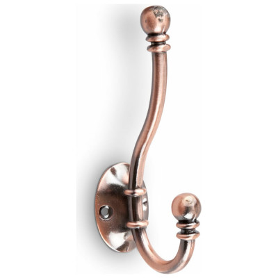 Мебельный крючок KERRON Д60 Ш130 В35, античная медь KR 0180 AC