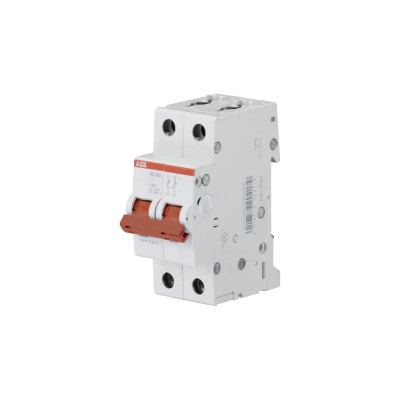 Рубильник ABB SD202/25 2 полюса, рычаг красный 2CDD282101R0025