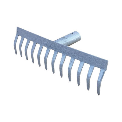 Грабли с прямыми зубьями без черенка Без бренда 14 зубьев, 370х80 мм 76934