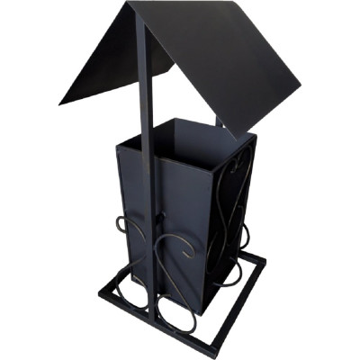 Уличная урна Станкоинструмент и оснастка №1 с крышей 4811381003544