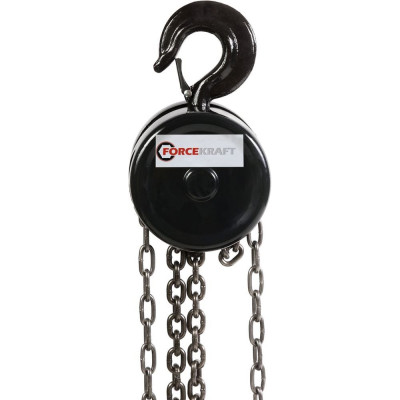 Подвесная механическая лебедка ForceKraft FK-TRC9010 с фиксацией цепи натяжения 48591