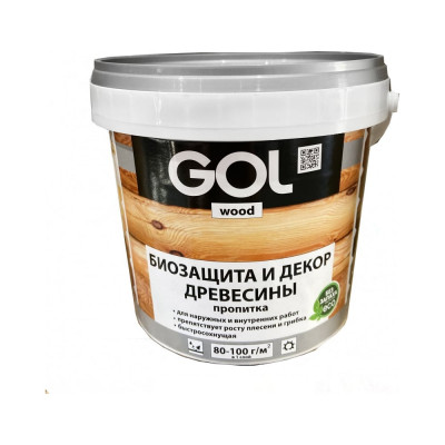 Защитно-декоративная пропитка Palizh GOL wood AQUA 2,5 кг, палисандр Wd.232.11-2,5 11606239