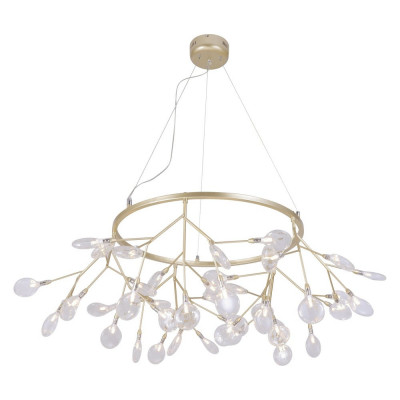 Подвесная люстра Crystal lux EVITA SP45 D GOLD/TRANSPARENT