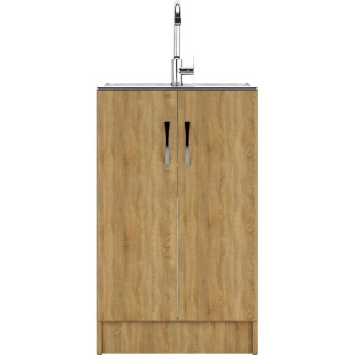 Тумба под нержавеющую мойку Домино Дуб Сонома 60x50 D6050DS