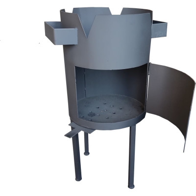 Печь для казана с дверкой и регулировкой тяги Станкоинструмент и оснастка 14-16 л 4811381026512