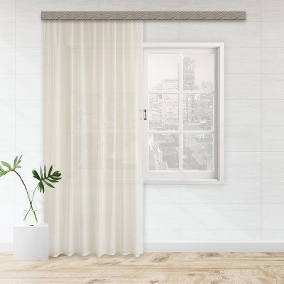 Штора witerra тюль сияние 300x275 см кремовый 108026