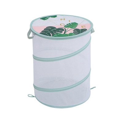 Корзина-сетка на пружине HANDY HOME мята, 370х370х430 UC-131