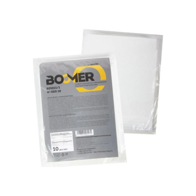 Салфетки нетканые для обезжиривания BOOMER W-GEX 10, 85 г/м², 32х36 см, синий 80520