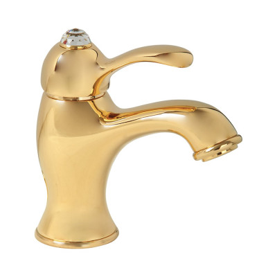 Смеситель для раковины Migliore LEM SWAROVSKI золото 18893