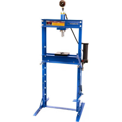 Пресс гидравлический Rossvik 20т, напольный, с педалью цвет синий RAL 5005 HJ0805C.5005