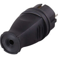 Вилка прямая Вихрь с/з, каучук IP44 16А 250В 73/12/1/5