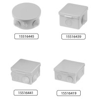 Коробка распределительная TDM ELECTRIC D65х40мм, крышка, IP54, 4 входа, упаковка 10 штук SQ1401-0101