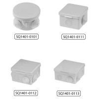 Коробка распределительная TDM ELECTRIC D85х40мм, крышка, IP54, 4 входа, упаковка 10 штук SQ1401-0102