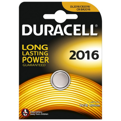 Элемент питания Duracell CR2016 1шт C0004815