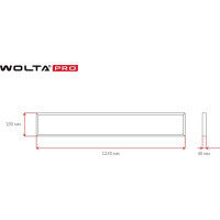 Светильник WOLTA PRO Лайнер Матовый ДПО01-54-101-4К