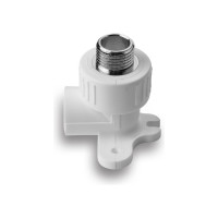 Уголок AQUALINK ПП с настенным креплением 25х1/2 нар 10 шт. 03885