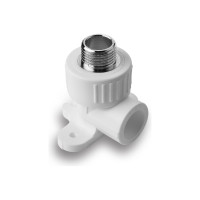 Уголок AQUALINK ПП с настенным креплением 25х1/2 нар 10 шт. 03885